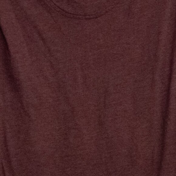 Izod Saltwater Crew Neck T-Shirt With Chest Pocket - Dark Brown Size XXL Soft Co - Picture 7 of 8